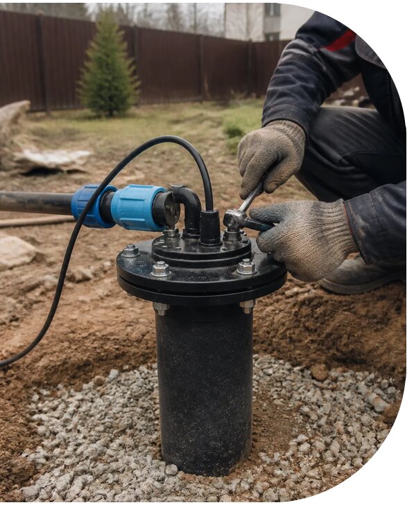 Профессиональный монтаж оголовка скважины в Кореновске